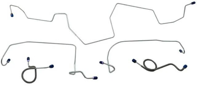 Fits 1971 - 1973 Ford Mustang Front Brake Line Set MFB008